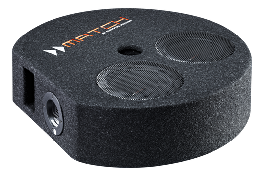Match PP 7S-D Compact Subwoofer enclosure for Match plug and play amplifiers