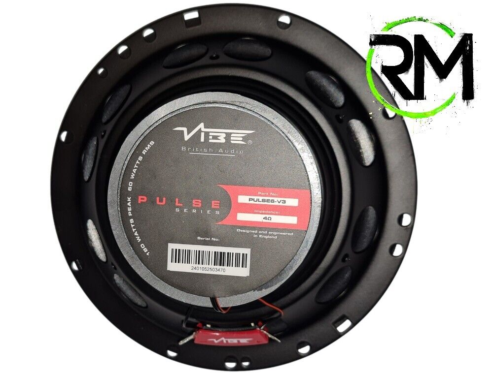 Vibe Pulse 6.5" 16.5cm 165mm Car Audio Speakers - 180 Watts Peak - 60w RMS
