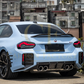BMW G87 M2 M Performance Style Pre-Preg Carbon Fibre Rear Bumper Trims 2023-