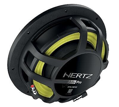 Hertz Mille MPS 250 S4 Slimline Subwoofer 500w 4 Ohm & MPSBX250 Bass Enclosure