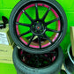 20" x 9j 5x112 66.6 Concaved Alloy Wheels (Curb damage) Mercedes