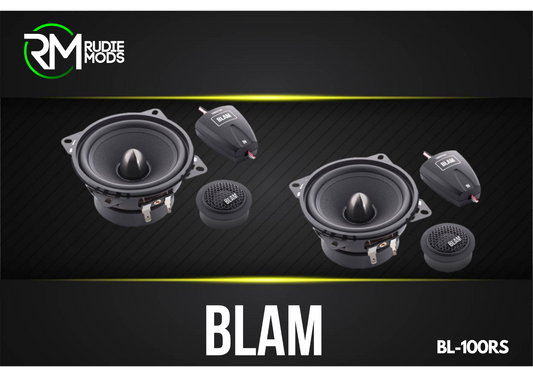 BLAM Relax 100RS 10cm 4" Component Car Audio Speaker 80w (Pair)