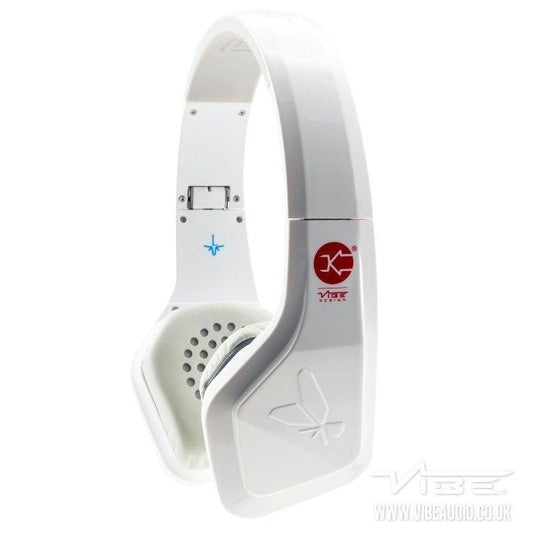 Fli On Ear wired White Headphones Inline Mic Remote iPhone Android