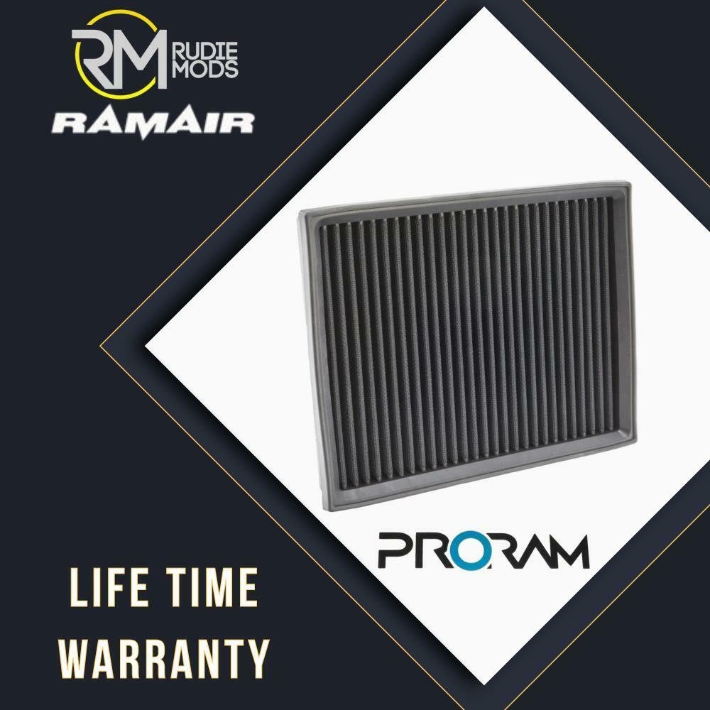 RAMAIR PRORAM Uprated Panel Air Filter for AUDI A5 8F 2.0 TDI 170BHP