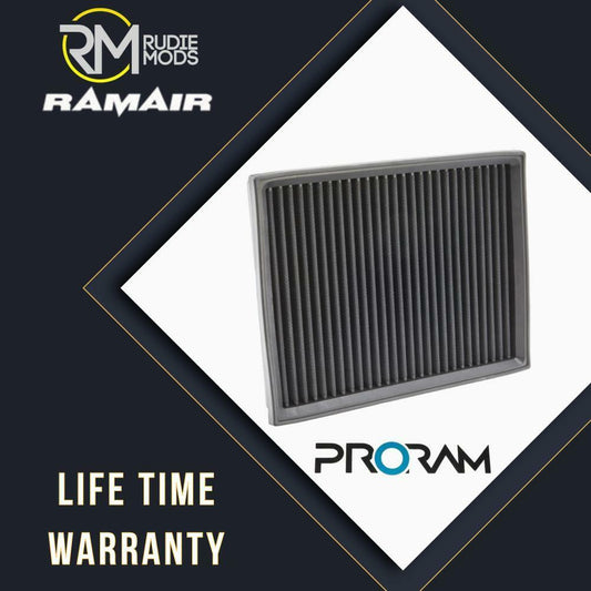 RAMAIR PRORAM Uprated Panel Air Filter for AUDI A5 8F 2.0 TDI 170BHP