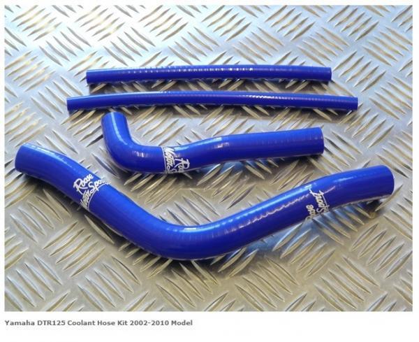 Yamaha DTR125 2002-2010 Coolant Silicone Hose Kit Roose Motorsport 4 hoses