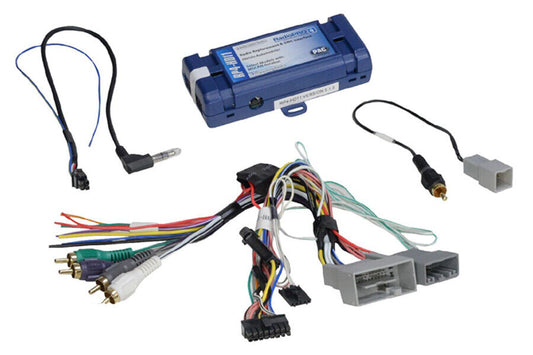 Honda 2012> car with original NAV radio replacement and amplifier interface