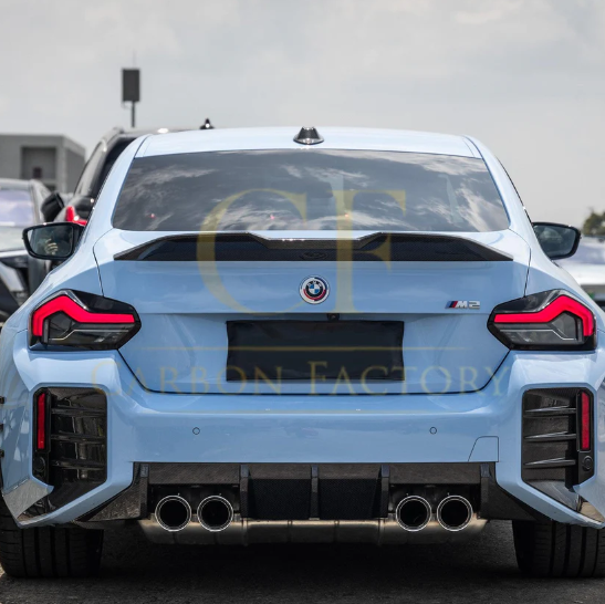 BMW G87 M2 G42 2 Series M Performance Style 1 Pre-Preg Carbon Fibre Boot Spoiler