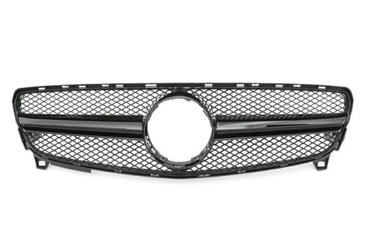 Black Honeycomb 'A45 Look' Grill for Mercedes A-Class W176 2016-2018
