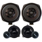 Factory Audio upgrade kit For BMW G12 2015 On Plug and Play Component Speaker & Sub + 1 20" x 13.5" Sheet of Sound Deadening and Insulation for Vibrations