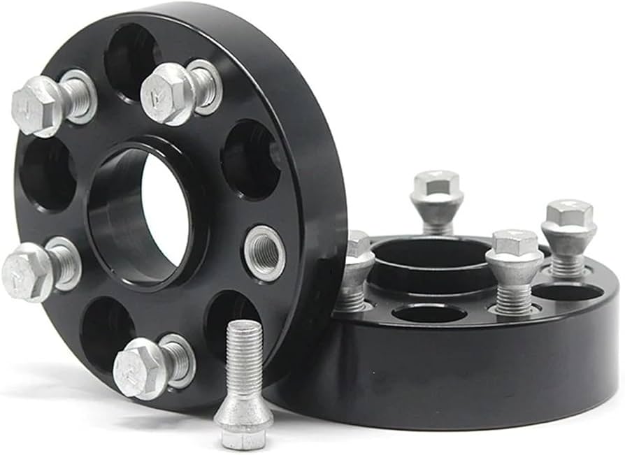 Hubcentric Black Wheel Spacers 5x130 71.6CB 20mm Audi Q7 (2005-2015)