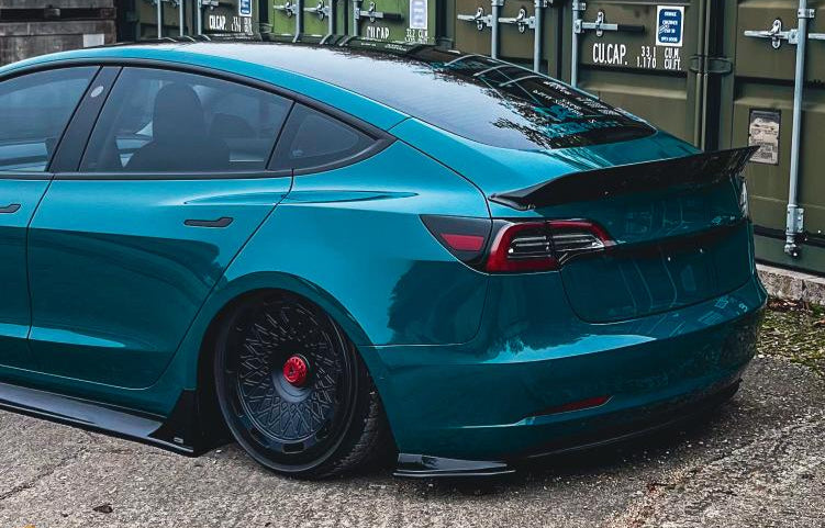 Tesla Model 3 - Rear Bumper Extension Spats