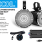 water-resistant speakers 4-inch amplified 200 Watt PAIR Recoil R4 Marine & Power-Sports