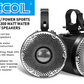 water-resistant speakers 4-inch amplified 200 Watt PAIR Recoil R4 Marine & Power-Sports