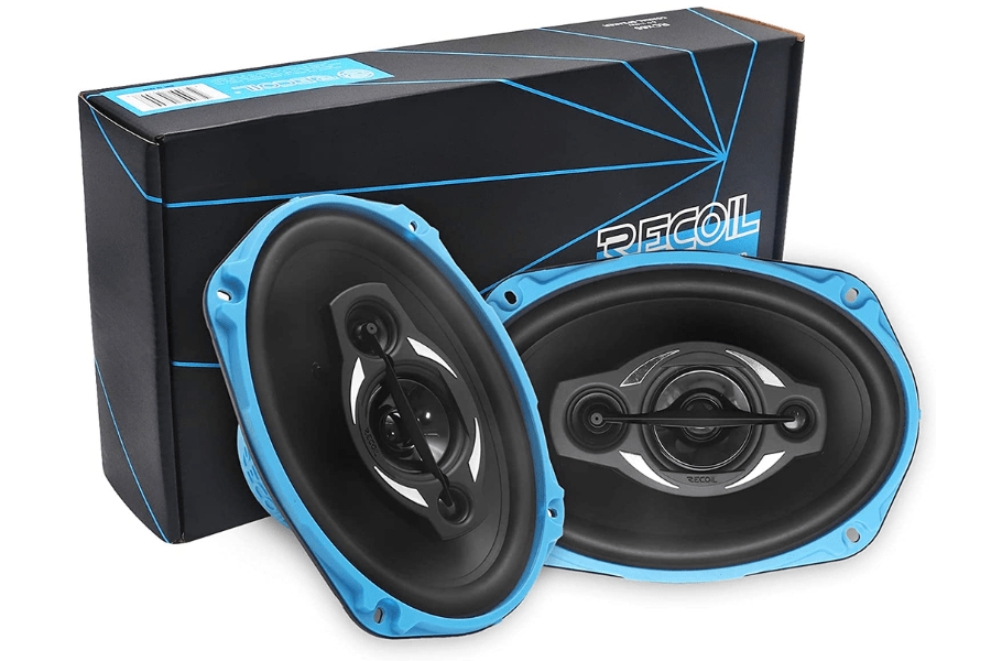 speakers coaxial 6" X 9" 240 watt 4-way PAIR RCX694 RECOIL Echo-Series