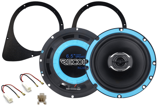 6.5 Inch coaxial speaker Rear Side Hatch upgrade fitting kit Abarth/ Fiat 500 08-16
