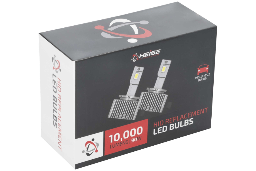 D1 HID to LED Conversion Light Bulb (PAIR) car vehicle Heise 10,000 Lumens