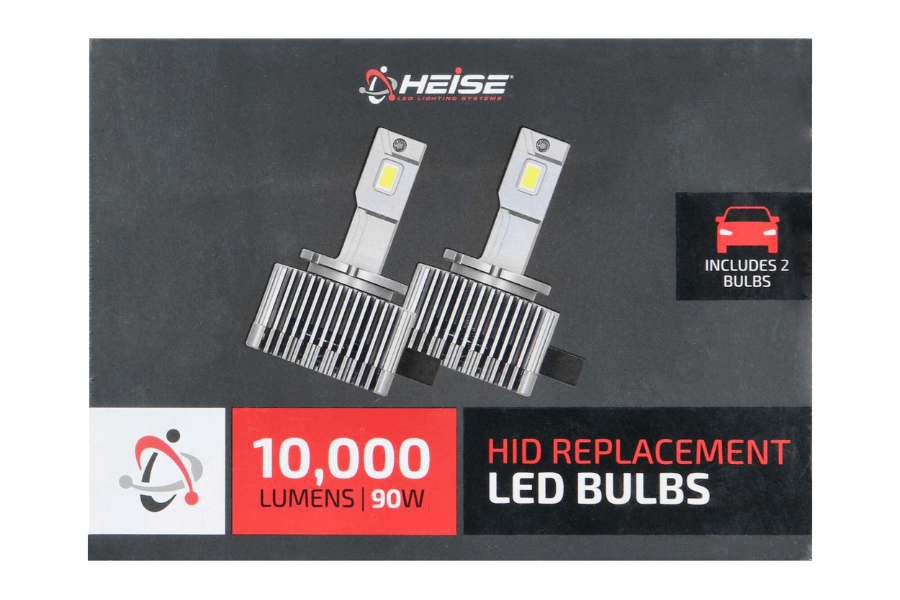 D1 HID to LED Conversion Light Bulb (PAIR) car vehicle Heise 10,000 Lumens