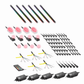 Interior Ambient mood LED Lighting Kit 18-Piece universal Chasing Heise