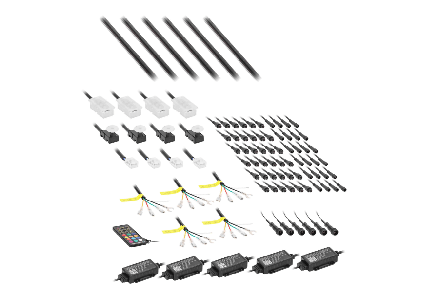 Interior Ambient mood LED Lighting Kit 18-Piece universal Chasing Heise
