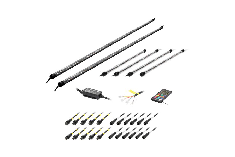 under glow accent lighting Kit RGB Chasing LED neons tubes Heise Addressable controller