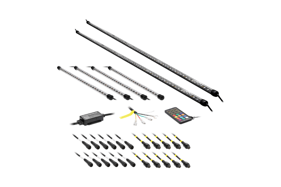 under glow accent lighting Kit RGB Chasing LED neons tubes Heise Addressable controller
