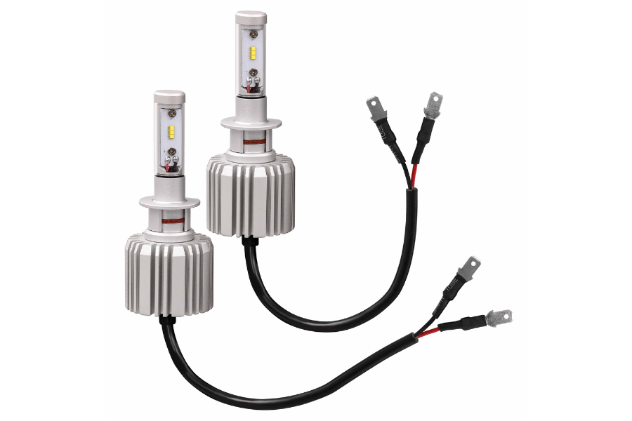 H1 Single Beam Led Light Bulb Kit (PAIR) car vehicle Heise HE-H1LED 6,000 Lumens