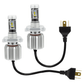 H4 dual Beam Led Light Bulb Kit (PAIR) car vehicle Heise 6,000 Lumens 25w