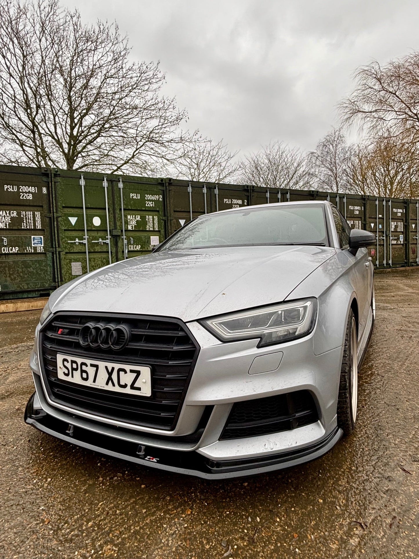 Audi A3 S-Line 8V Facelift Saloon - Front Splitter