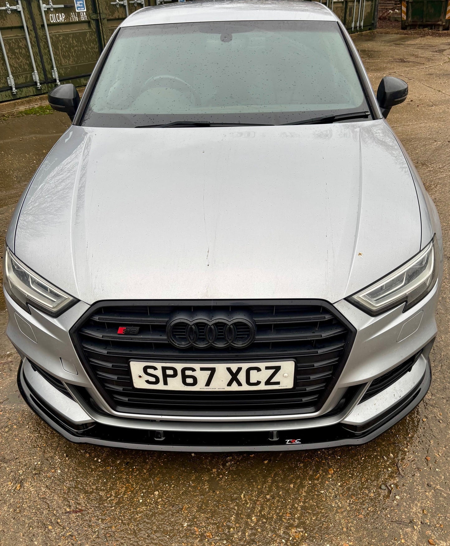 Audi A3 S-Line 8V Facelift Saloon - Front Splitter