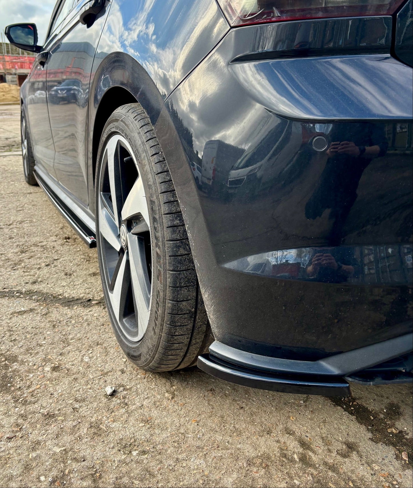 Volkswagen Polo MK6 GTI - Side Skirt Splitters