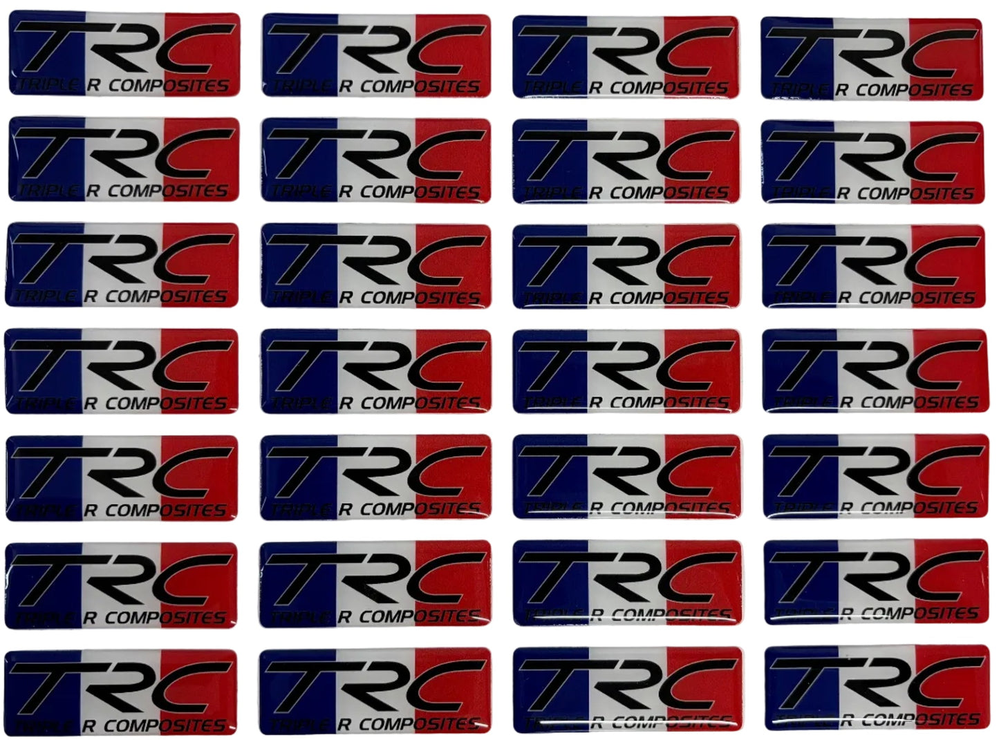 TRC Gel Badge - Tricolour Edition