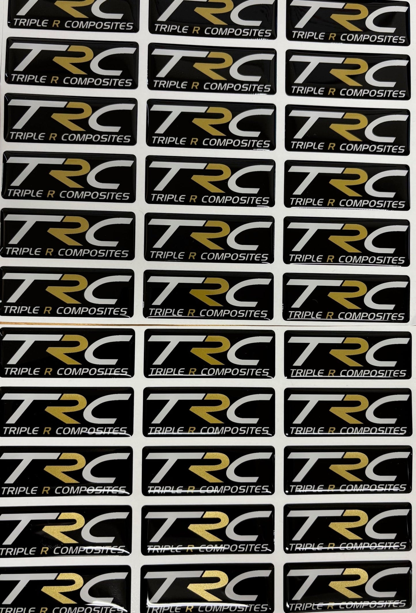 TRC Gel Badge - Gold Edition