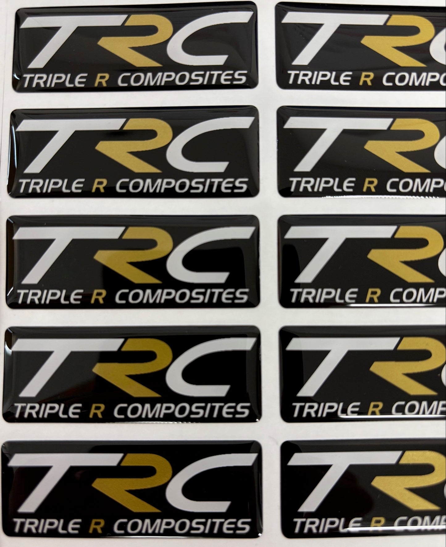 TRC Gel Badge - Gold Edition