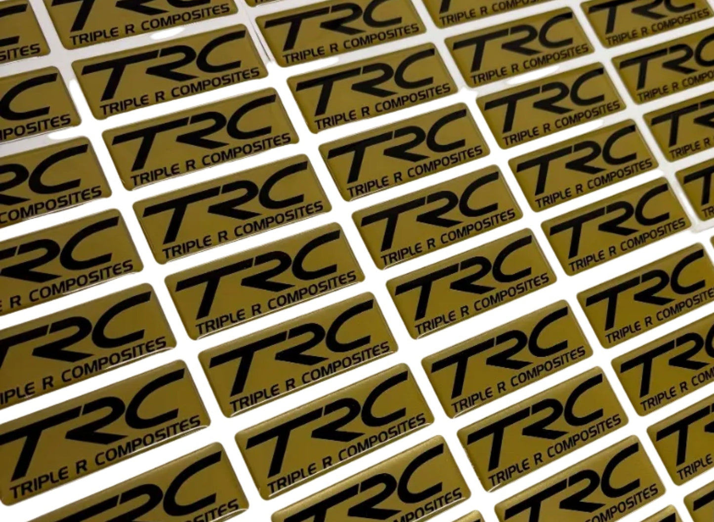 TRC Gel Badge - Gold Edition