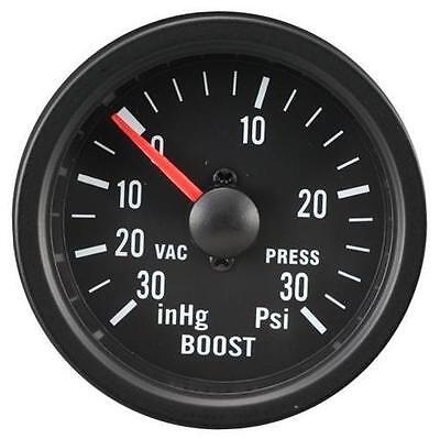 52mm Black Waterproof 30 PSi Boost gauge ideal Kit Car or Marine