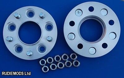Chrysler 300C 5x115 to 5x120 BMW 25mm Hubcentric Car PCD Adaptors 1 PAIR