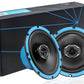 speakers coaxial car 165mm 6.5" 200 watt full-range PAIR RCX65 RECOIL Echo-Series