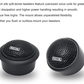 tweeter and triple-level tweeter crossover set Recoil Echo-Series RET1 1 inch silk dome (PAIR)