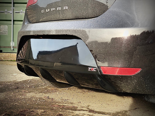 Seat Leon MK2 FR Pre Facelift - Finned Diffuser