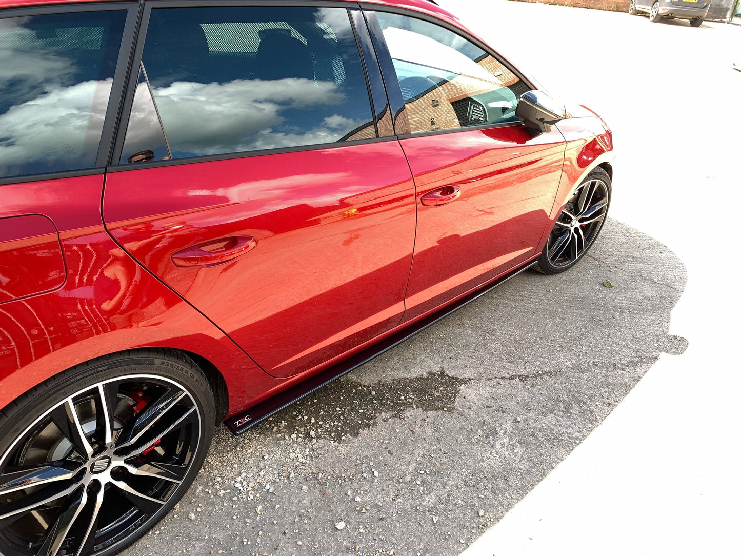 Seat Leon MK3 Cupra 5 Door - Side Skirt Splitters