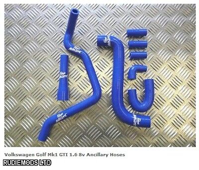 VW Golf Mk1 GTi 1.6 Ancillary Silicone Hose Kit Roose Motorsport