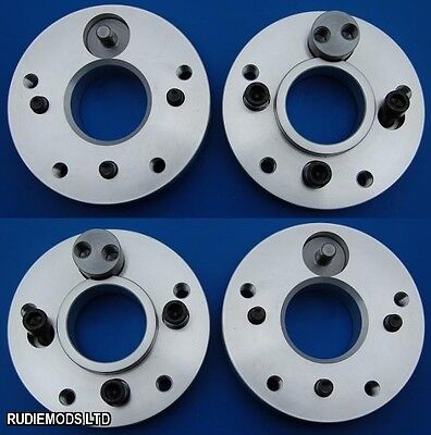 Complete set of PCD Adaptors Vauxhall Corsa 4 bolt to Vauxhall VXR wheels