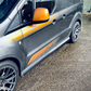 Ford Transit Connect MK2 Pre Facelift Short Wheelbase - Side Skirt Splitters