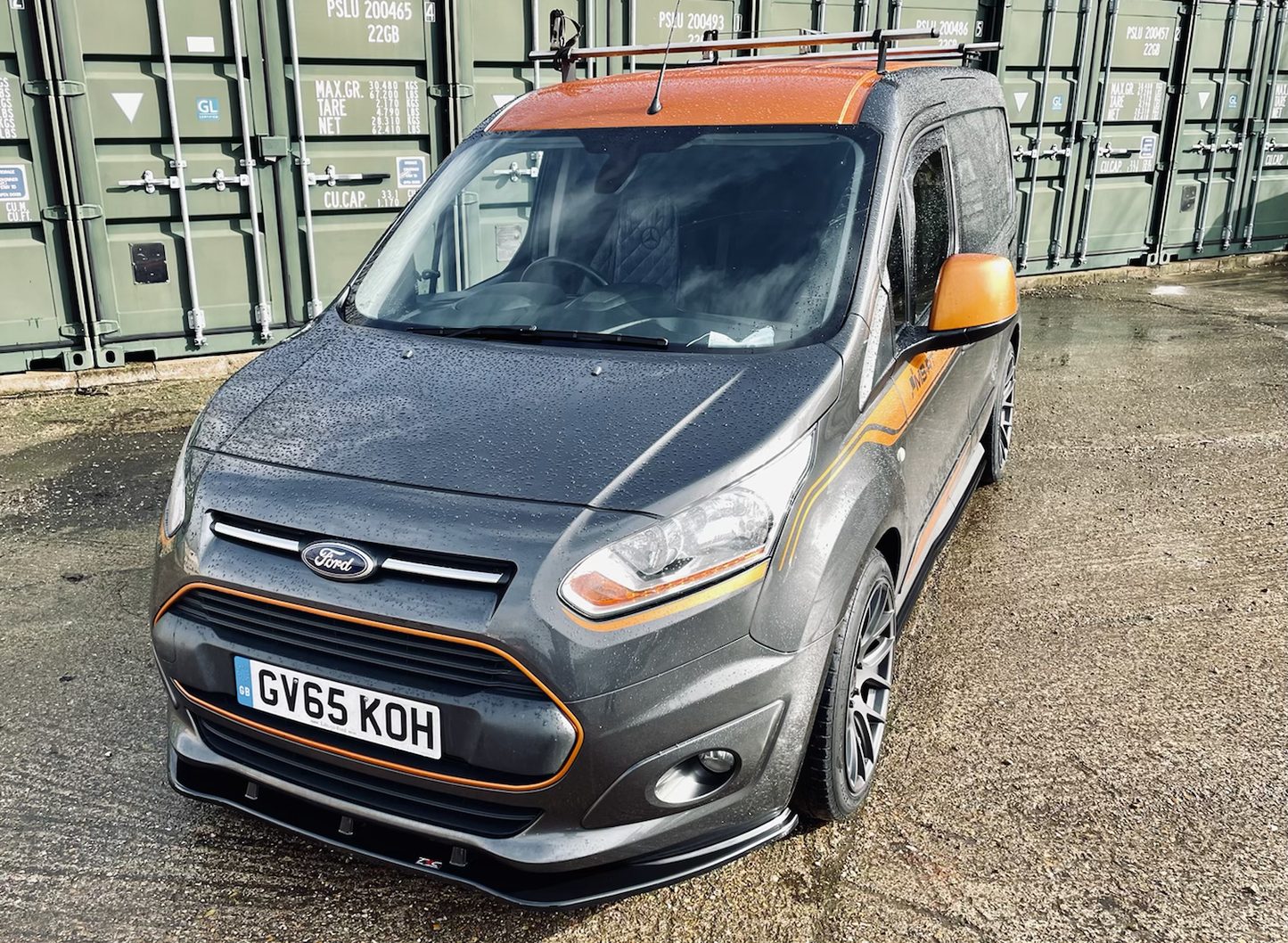 Ford Transit Connect MK2 Pre Facelift Long Wheelbase - Front Splitter