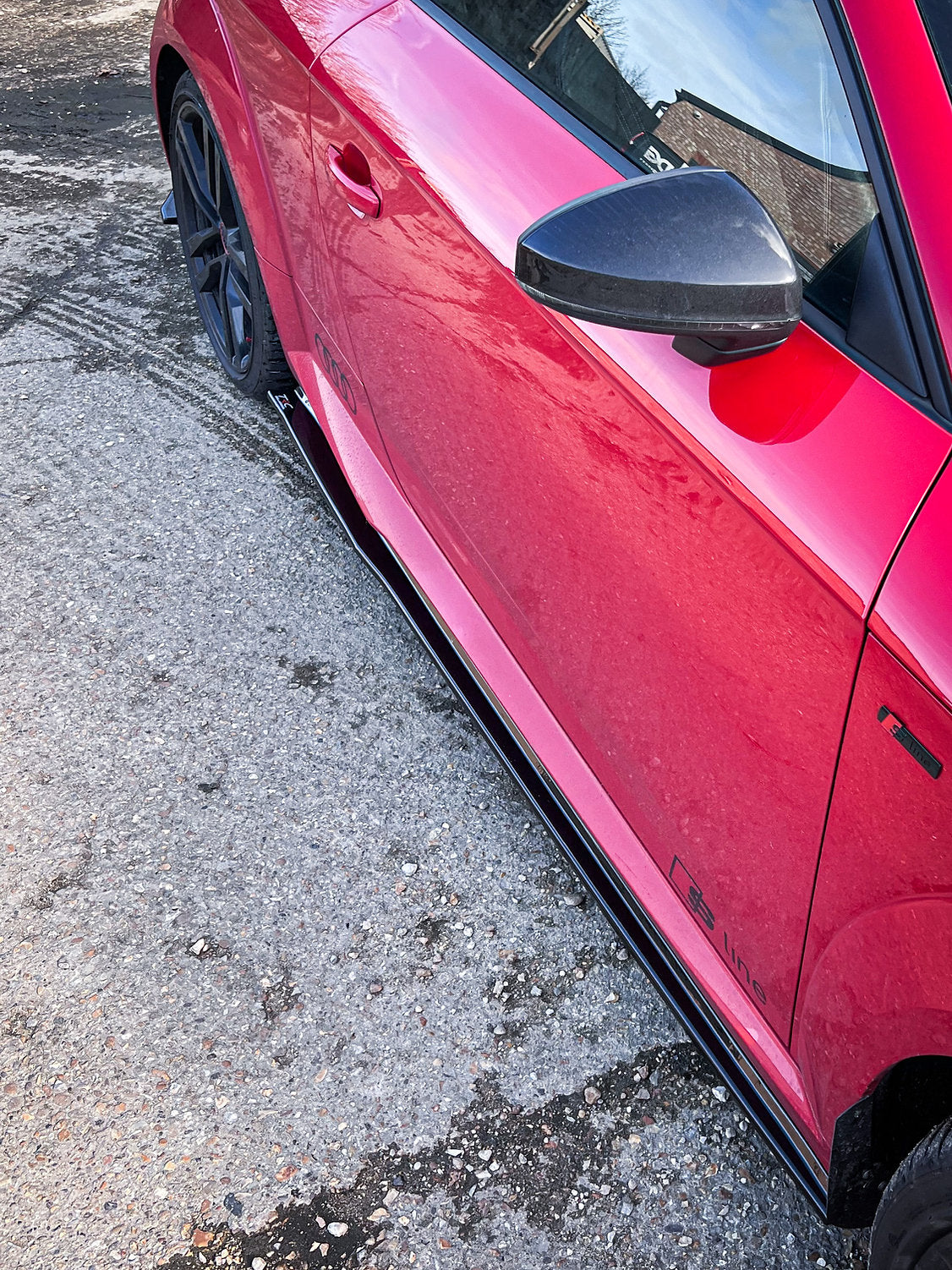 Audi TTRS MK3 Pre-Facelift - Side Skirts Splitters