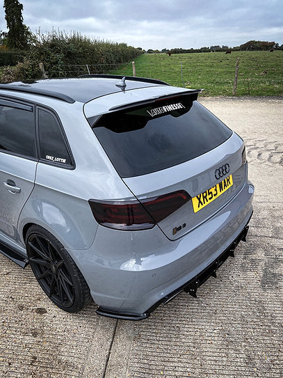 Rs3 8v Rear Audi RS3 8V Pre Facelift Sportback - Rear Spats – BigsSoundsLowSkirts