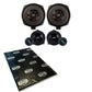 Factory Audio upgrade kit For BMW G12 2015 On Plug and Play Component Speaker & Sub + 1 20" x 13.5" Sheet of Sound Deadening and Insulation for Vibrations