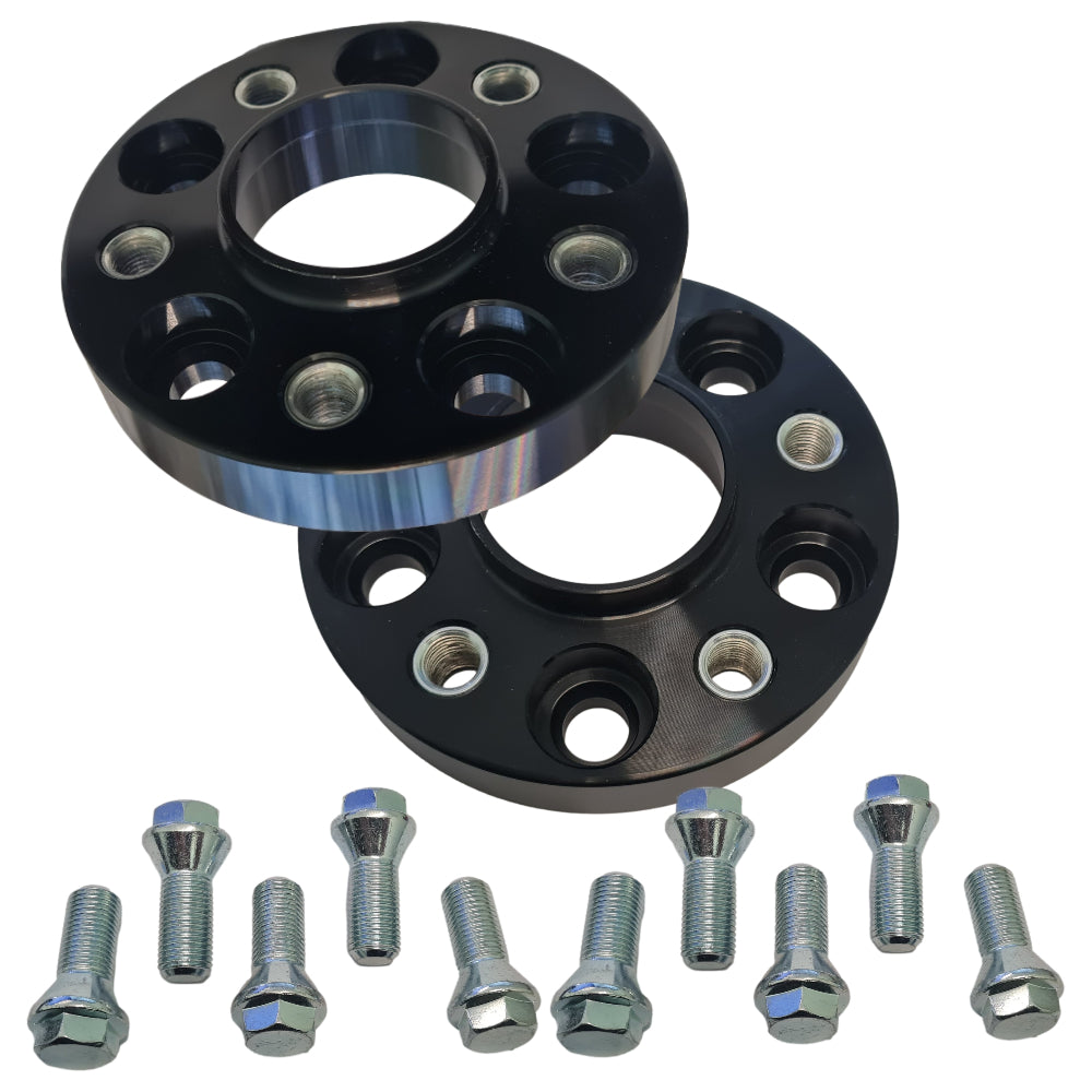 Hubcentric Black Wheel Spacers 5x130 71.6CB 20mm Audi Q7 (2005-2015)
