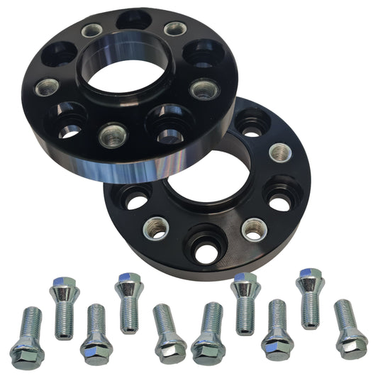 Hubcentric Black Wheel Spacers 5x130 71.6CB 20mm Audi Q7 (2005-2015)